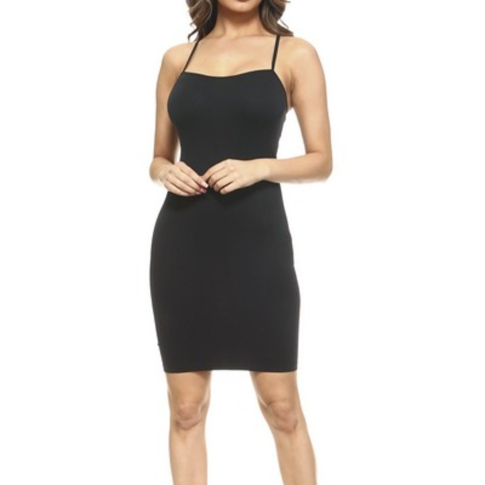 Seamless Cami Dress - Charcoal